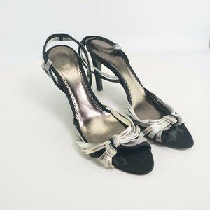 Giorgio Armani Black and White Sandals